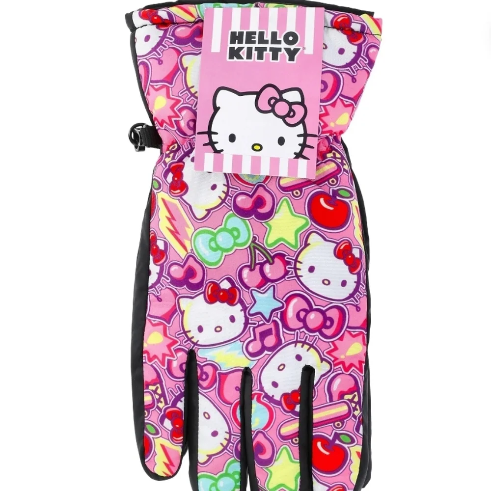 Hello Kitty Girls Ski Gloves, Sizes S-XL